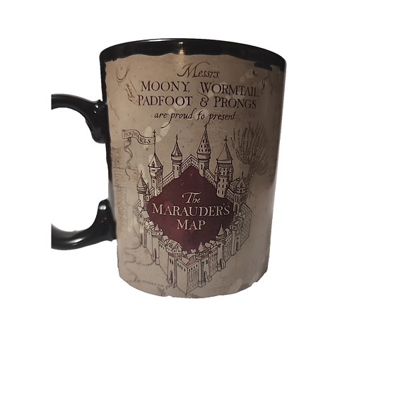 Morphing Mugs Harry Potter Marauder's Map I Solemnly Swear Heat Changing 16 oz - Picture 12 of 13